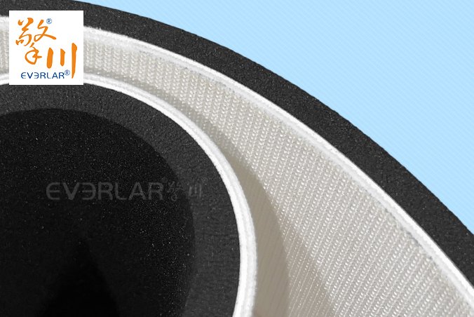 PVC加導(dǎo)條黑色EVA棉輸送帶耐酸堿減震電子行業(yè)精密元件傳輸皮帶定制