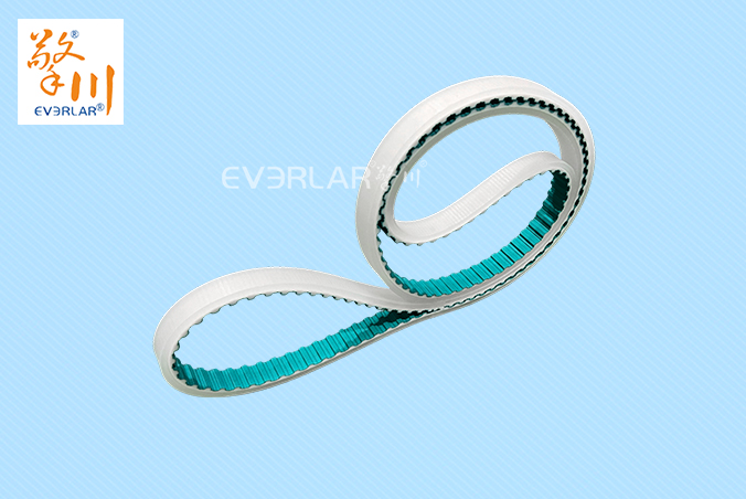 齒面綠布同步帶加透明PU耐磨防滑食品包裝生產(chǎn)線傳動(dòng)帶聚氨酯齒形帶