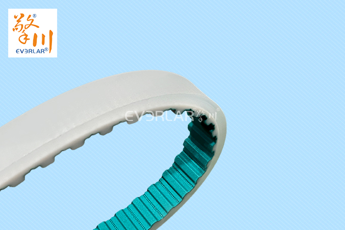 齒面綠布同步帶加透明PU耐磨防滑食品包裝生產(chǎn)線傳動(dòng)帶聚氨酯齒形帶